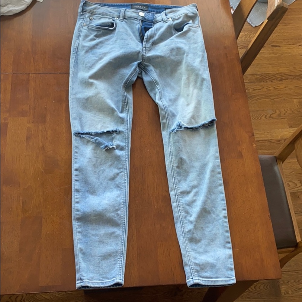 PacSun skinny jeans with holes